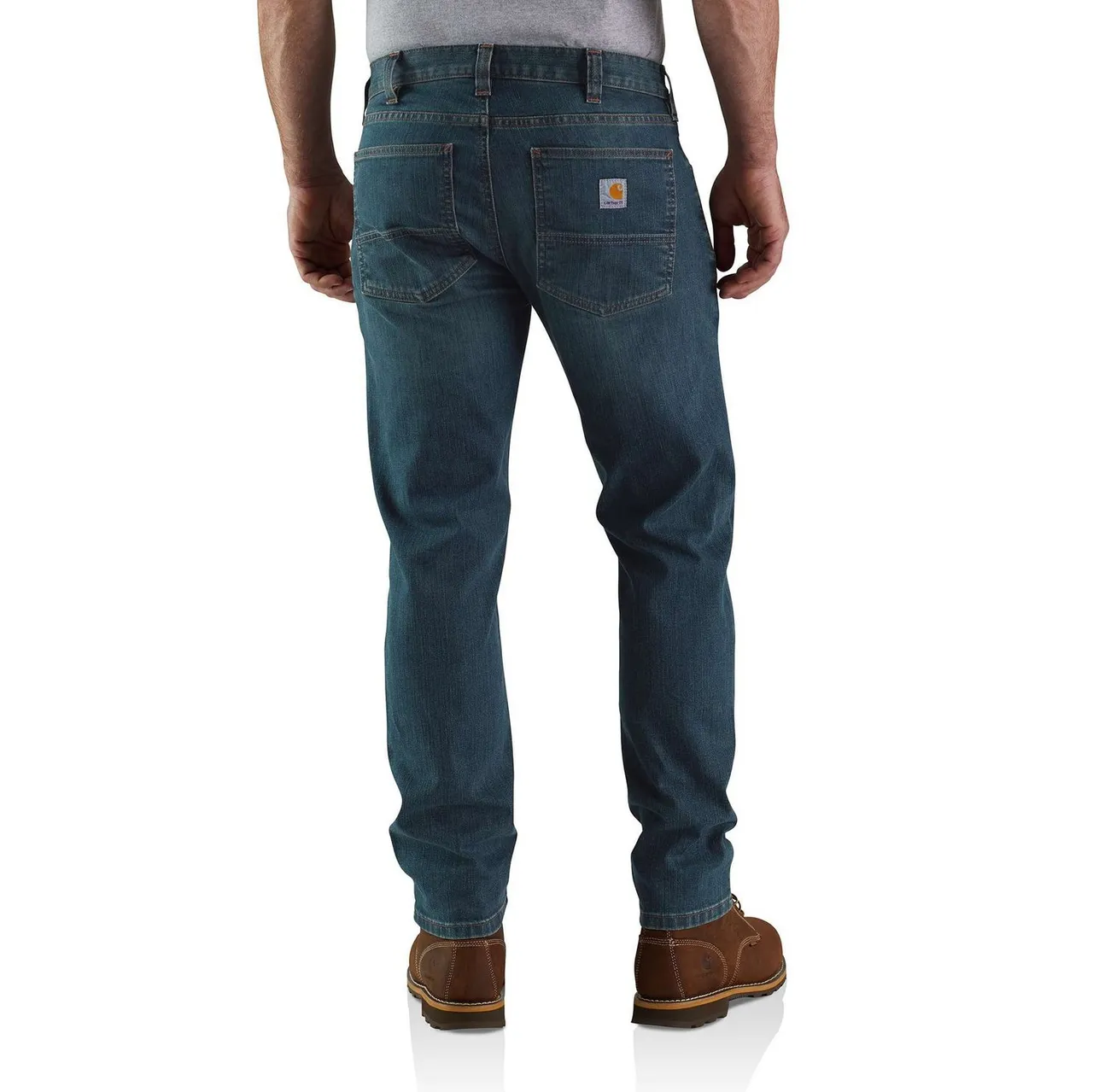 Carhartt Regular-fit-Jeans Carhartt Herren Jeans Rugged Flex Relaxed Fit Low Rise 5-Pocket Tapered Jean