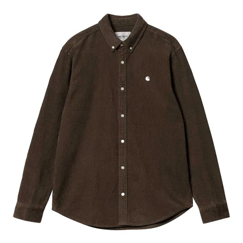 Carhartt Wip L/s Madison Cord Shirt, Buckeye / Wax S