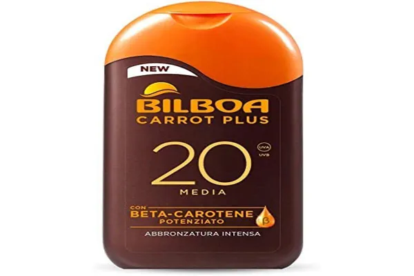 carrot plus - latte solare spf 20 protezione media 200 ml