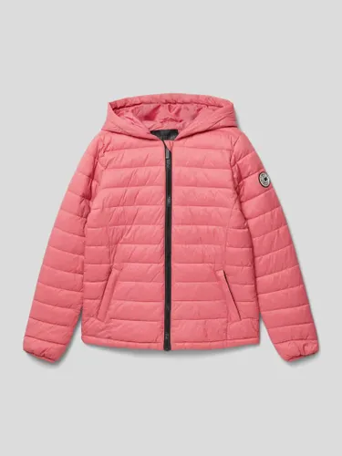 CARS JEANS Steppjacke mit Kapuze Modell 'Louise' in Pink