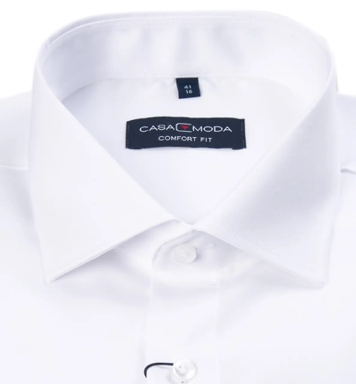 CasaModa Herren Hemd weiß Baumwolle
