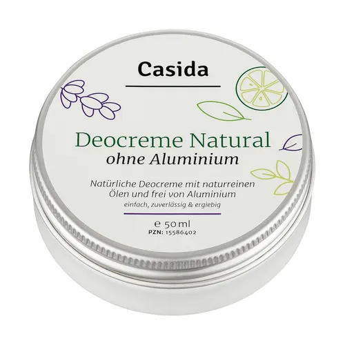 Casida - DEO CREME ohne Aluminium natural Deodorants 05 l