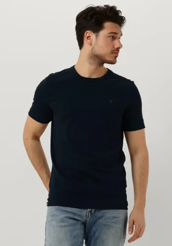 Cast Iron Herren Polos & T-Shirts Short Sleeve R-neck Organic Cotton Slub Essential - Dunkelgrau