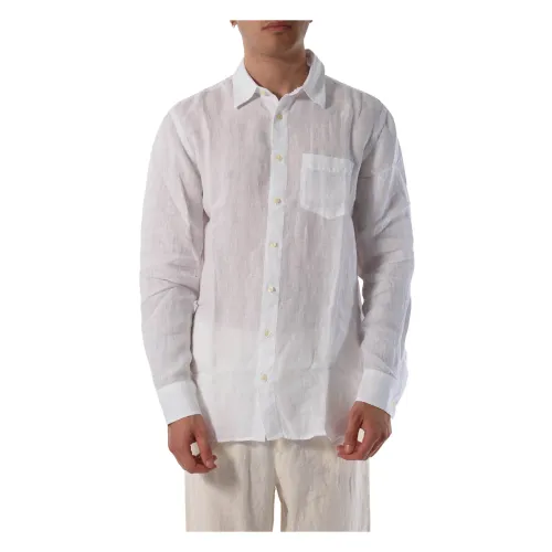 Casual Leinenhemd mit Knopfverschluss 120% Lino