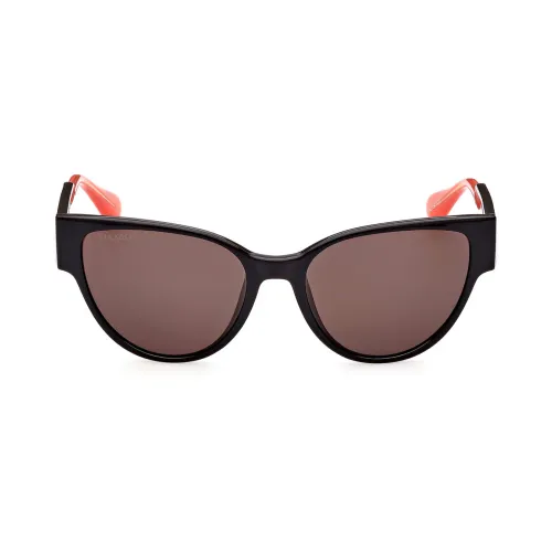 Cat Eye Sonnenbrille mit brauner Verlaufslinse Max & Co