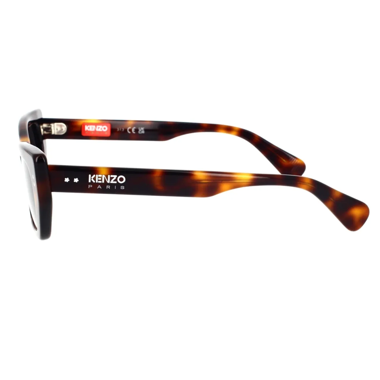 Cat-Eye Sonnenbrille mit Havana Rahmen und Grauen Gläsern Kenzo