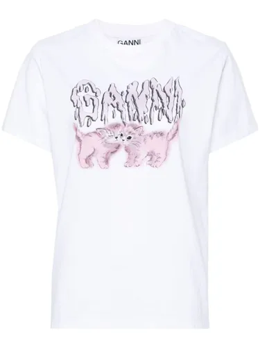 Cats T-Shirt aus Baumwolle