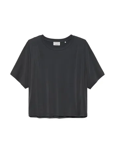Catwalk Junkie T-Shirt - Basic T-Shirt - Kurzarm Shirt mit Plissee-Detail