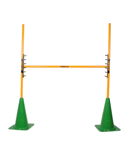 Cawila Hürdenadapter für Trainingsstangen mit 25mm Durchmesser Schwarz