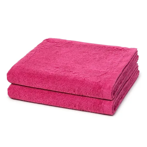 Cawö - Lifestyle Duschtuch-Set - 2er-Set Handtücher Pink