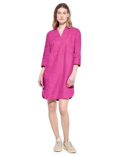 CECIL Damen Kleid mit Kragen Bloomy pink