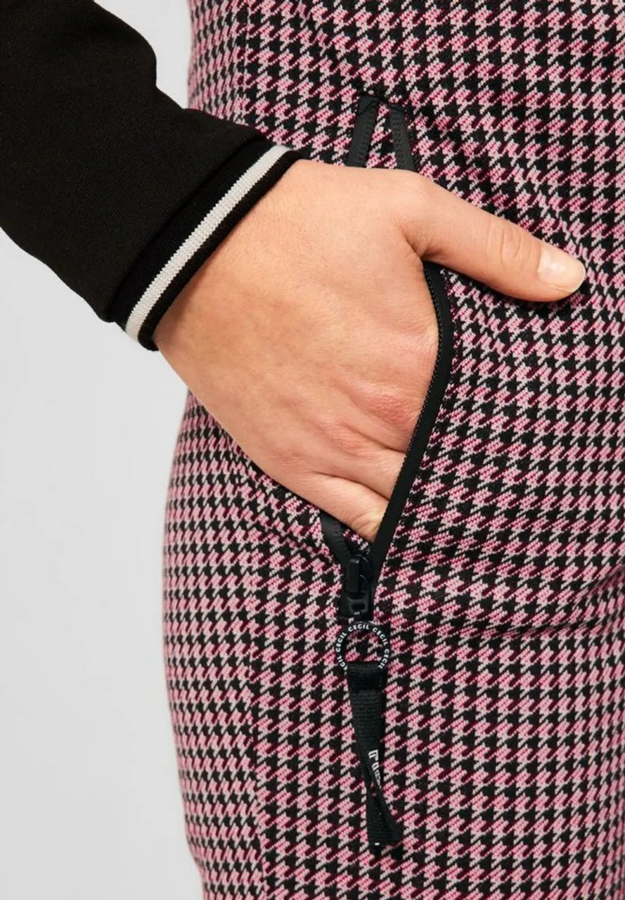 Cecil Dehnbund-Hose mit Zipper-Taschen