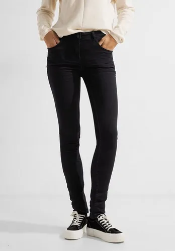 Cecil Slim-fit-Jeans Slim Fit Jeans Style Vicky Leichter Glanz, dunkle Waschung