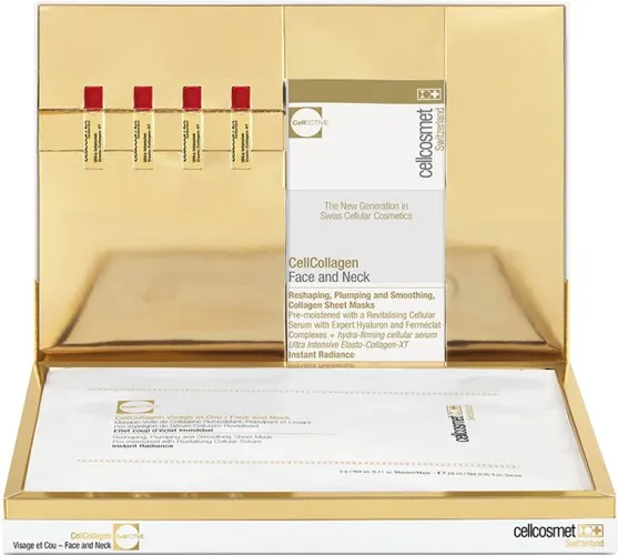 Cellcosmet CellCollagen Face and Neck 4 Stk. + 4 x 1,5 ml