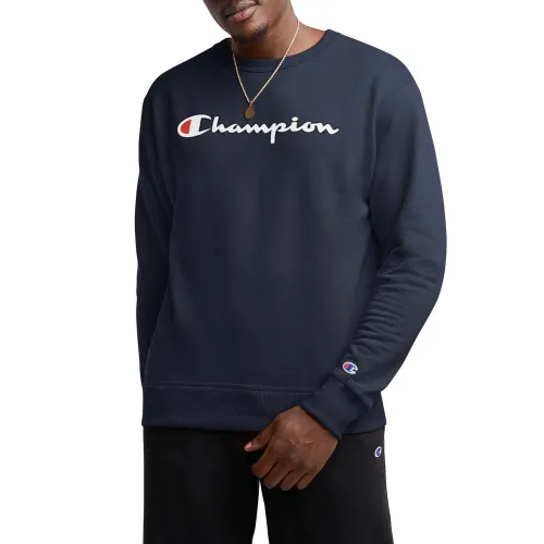 Champion Herren Graphic Powerblend Fleece Crew Sweatshirt