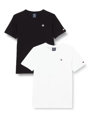 Champion Jungen Legacy Basics B-S-S 2-Pack Crewneck T-Shirt