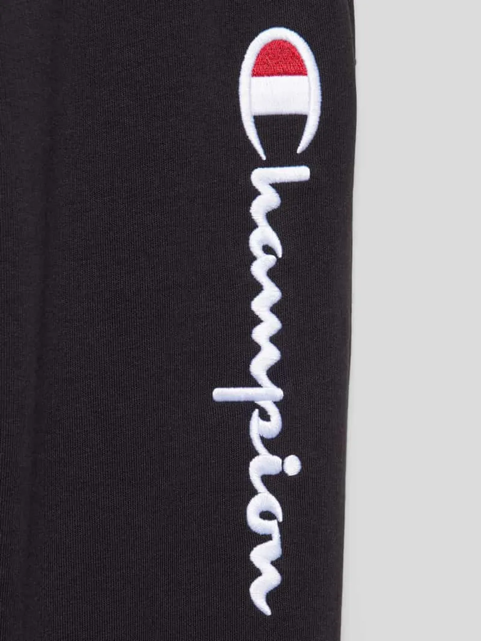 CHAMPION Sweatpants mit Logo-Stitching in Black