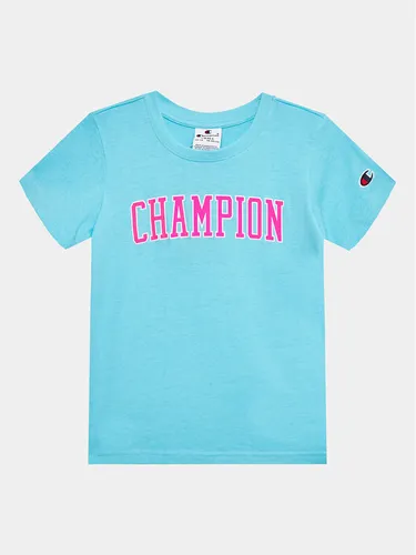 Champion T-Shirt Bookstore 404658 Blau Regular Fit