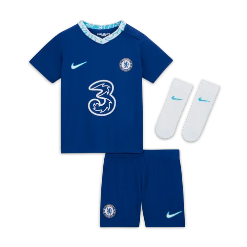 Chelsea FC 2022/23 Home Fußballtrikot-Set für Babys - Blau