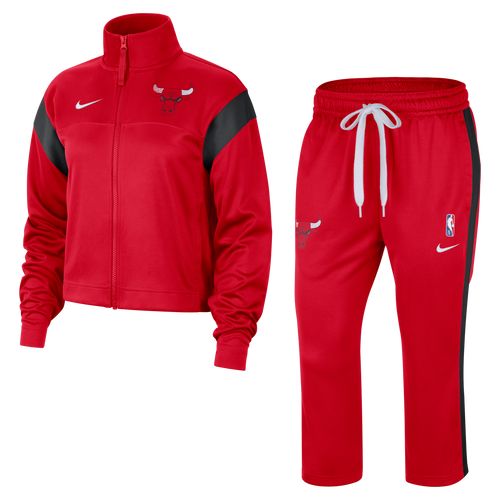 Chicago Bulls Courtside Nike NBA-Trainingsanzug für Damen - Rot