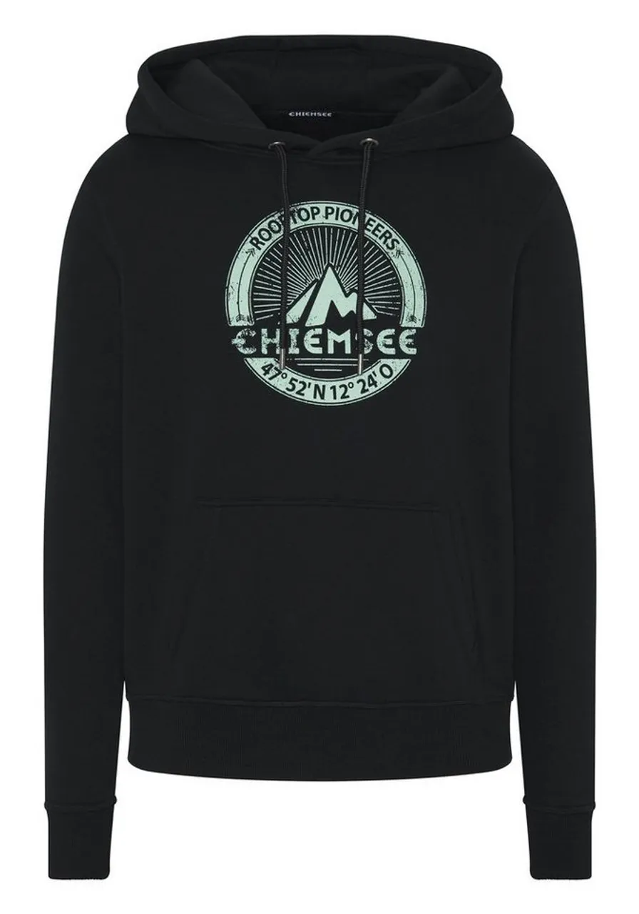 Chiemsee Kapuzensweatshirt Hoodie mit Label-Mountain-Motiv 1
