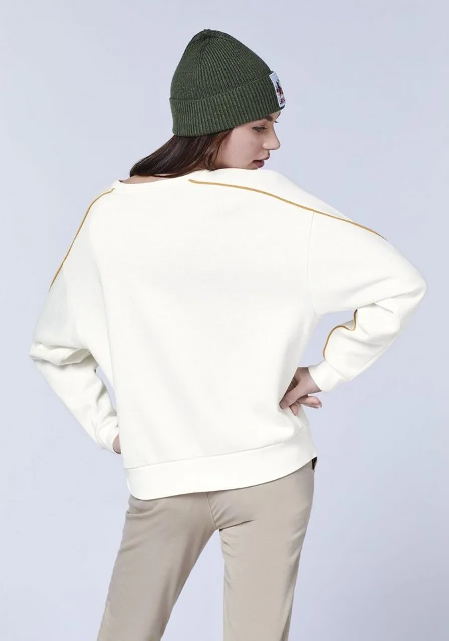 Chiemsee Sweatshirt Sweater in V-Shape mit Printmotiv 1