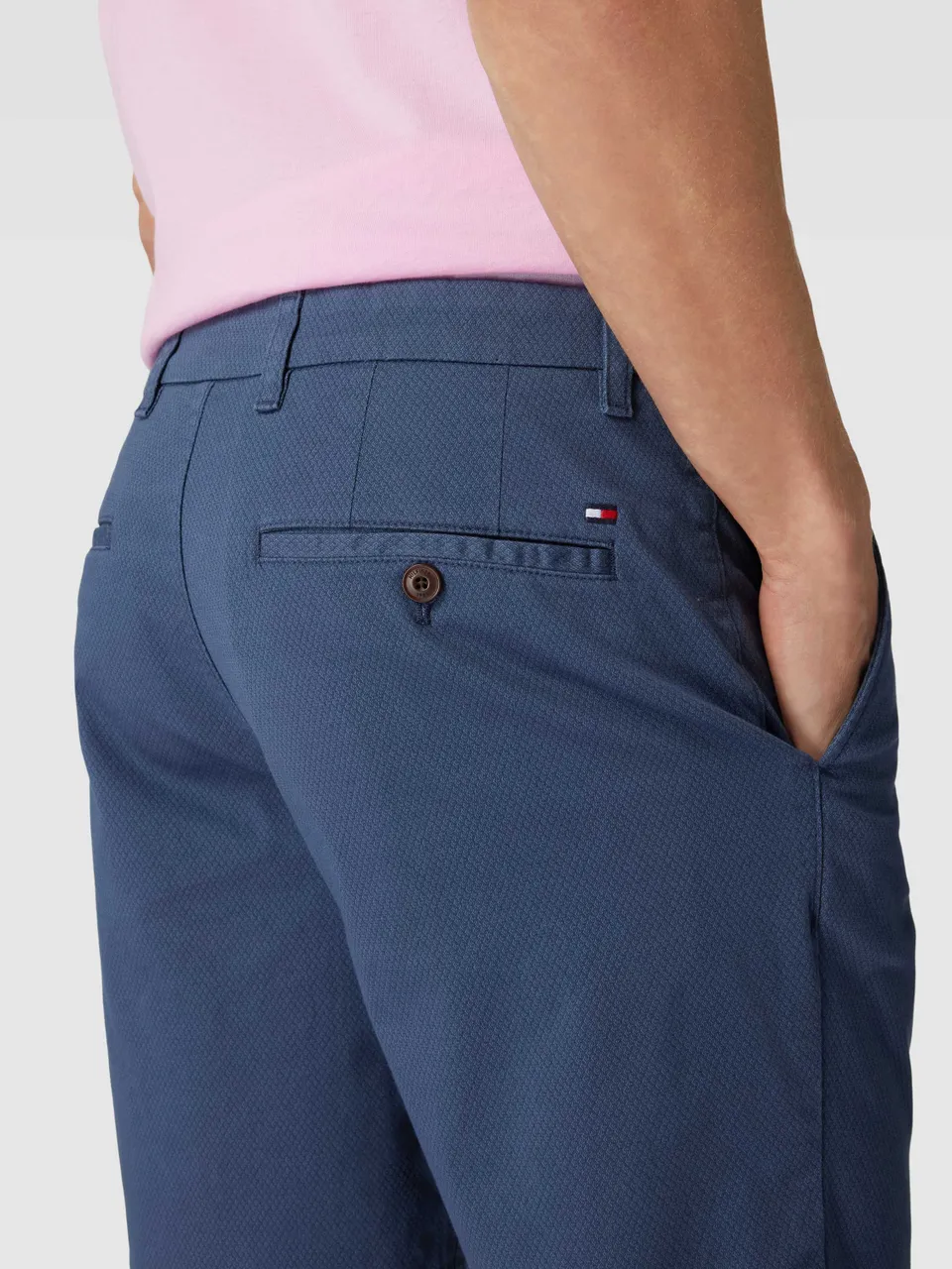 Chino-Shorts mit französischen Eingrifftaschen Modell 'BROOKLYN'