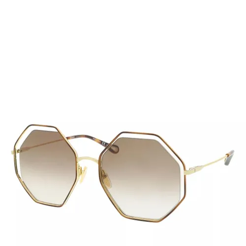 Chloé Sonnenbrille - POPPY hexagonal metal sunglasses