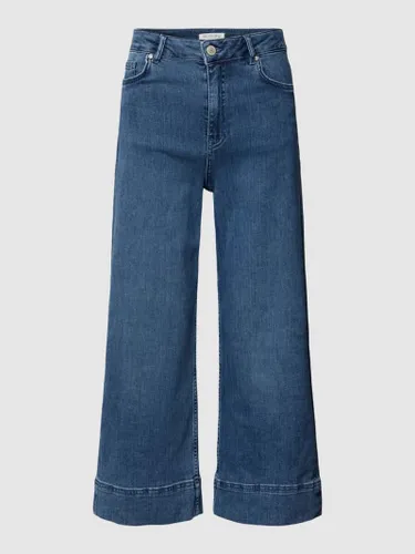 Christian Berg Woman Jeans-Culotte mit Knopf- und Reißverschluss in Jeansblau