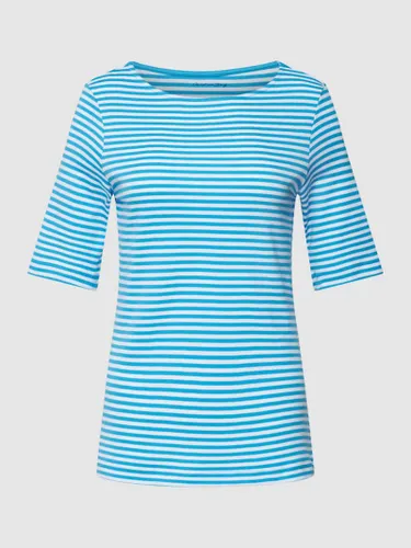 Christian Berg Woman T-Shirt mit Streifenmuster in Blau