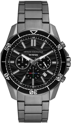 Chronograph ARMANI EXCHANGE Armbanduhren grau (anthrazit) Herren Hochzeitsmode