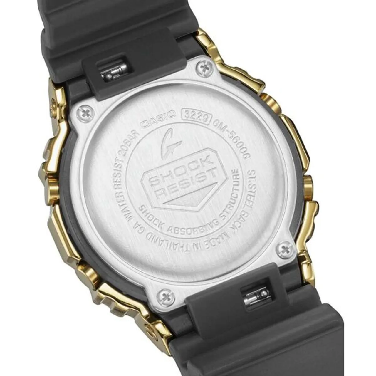 Chronograph CASIO G-SHOCK "GM-5600G-9ER" Armbanduhren schwarz Herren Quarzuhren