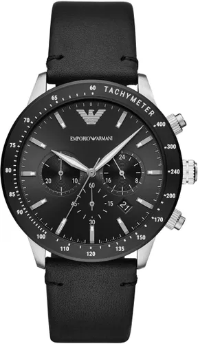 Chronograph EMPORIO ARMANI "AR11243" Armbanduhren schwarz Herren Hochzeitsmode