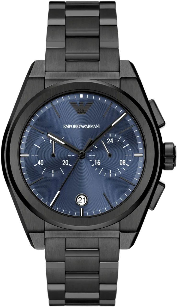 Chronograph EMPORIO ARMANI "AR11561" Armbanduhren schwarz (anthrazit) Herren Hochzeitsmode