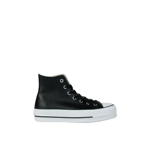Chuck Taylor All Star Platform Leather High-Top Sneakers Converse