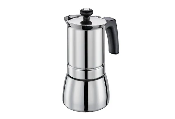 Cilio Espressokocher Espressokocher TOSCA 4 Tassen, Kaffeebereiter Mokkakanne Induktion