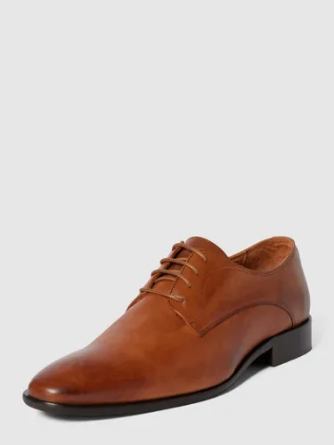 Cinque Oxford-Schuhe aus echtem Leder in Cognac