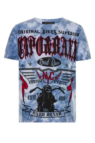 Cipo & Baxx T-Shirt mit coolem Motorrad-Print