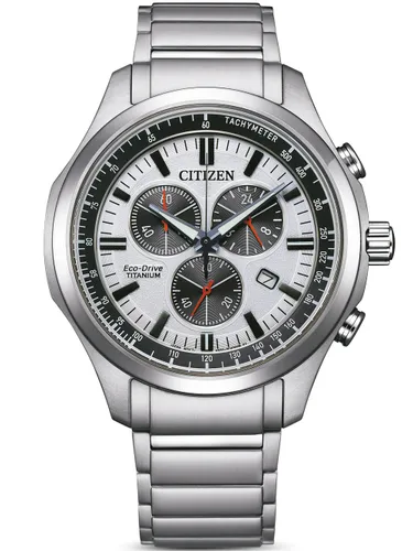 Citizen Herren Analog Quarz Uhr mit Titan Armband AT2530-85A