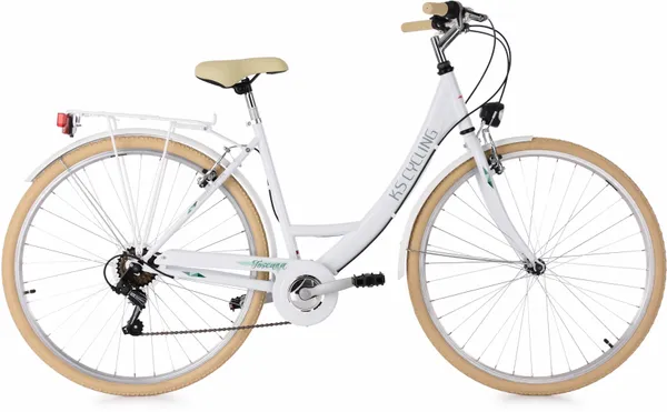 Cityrad KS CYCLING "Toscana" Fahrräder Gr. 48 cm, 28 Zoll (71,12 cm), weiß Alle Fahrräder