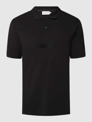 CK Calvin Klein Poloshirt aus Bio-Baumwolle in Black
