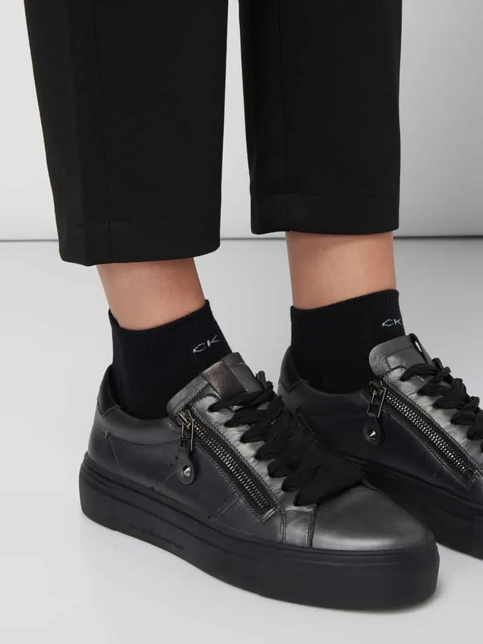 CK Calvin Klein Sneakersocken im 3er-Pack in Black