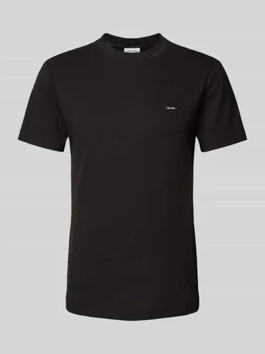 CK Calvin Klein T-Shirt mit Label-Detail in Black