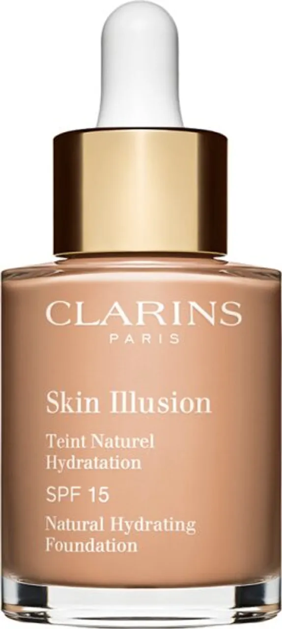 CLARINS Skin Illusion Teint Naturel Hydratation SPF 15 30 ml Wheat 109