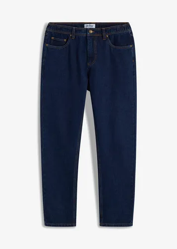 Classic Fit Jeans mit seitlichem Dehnbund, Straight