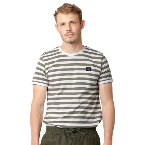 Clean Cut Copenhagen Herren Basic Striped T-Shirts Khaki