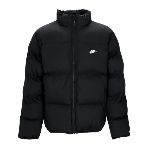 Club Puffer Jacket Schwarz/Weiß Nike