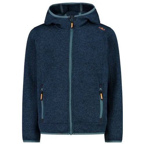 CMP - Boy's Jacket Fix Hood Jacquard Knitted - Fleecejacke