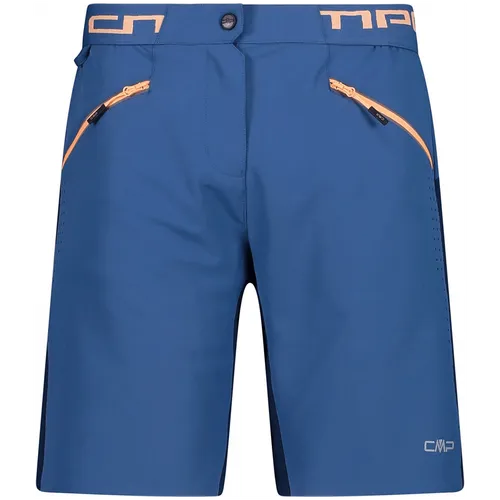 CMP Free Bike Bermuda With Inner Mesh Underwear Damen blau