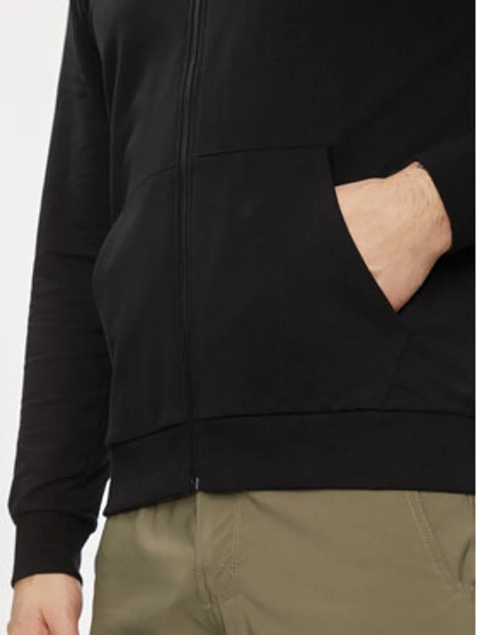 CMP Sweatshirt 32D8077 Schwarz Regular Fit